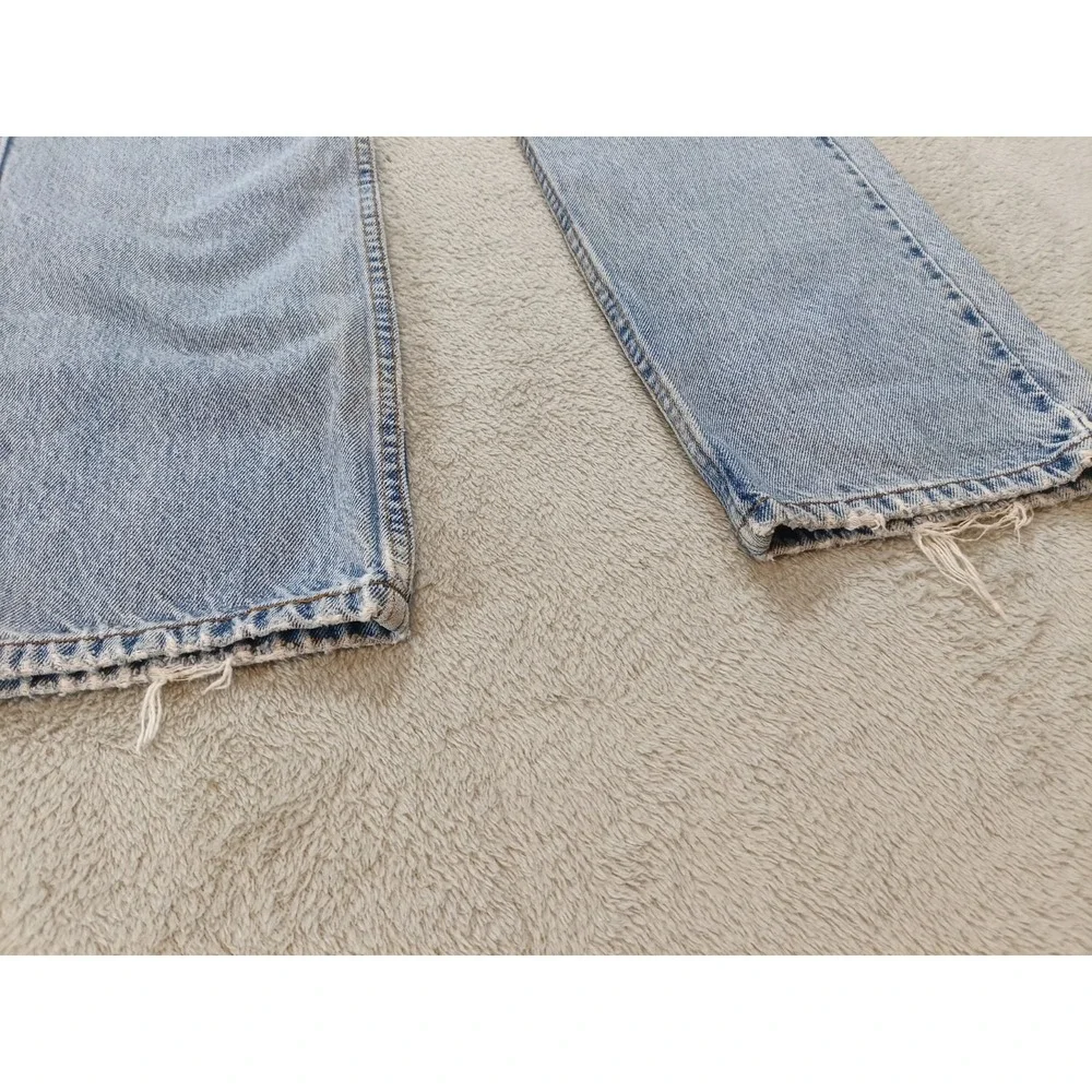 Vintage Levi's 505 Orange Tap Straight Leg Men's Denim Jeans Size 34×34